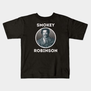 smokey robinson|| grey Kids T-Shirt